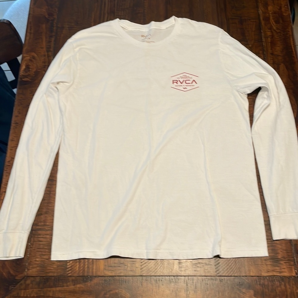 Rvca Long Sleeve T Shirt Size Medium